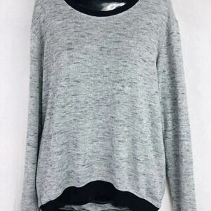 Aritzia‎ Wilfred | BERRI JERSEY SWEATER KNIT | Grey Sweater | Size S